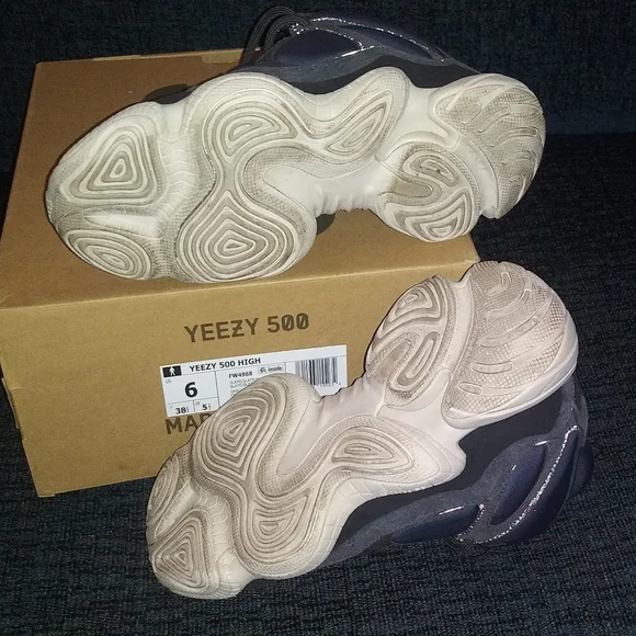 Men's adidas Yeezy 500 High Slate FW4968 Excellent - Picture 13 of 13